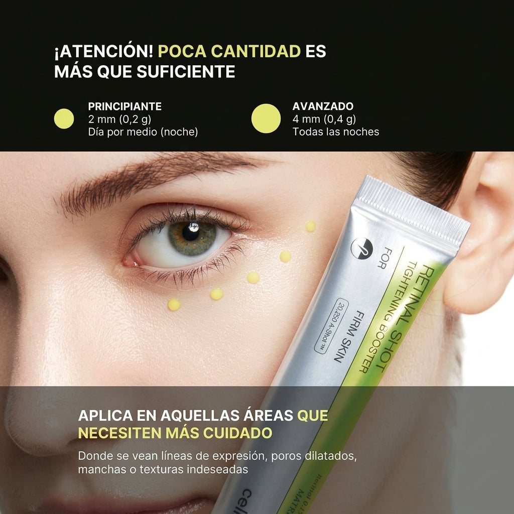 Celimax Retinal Shot - Kit para Arrugas, Poros y Firmeza