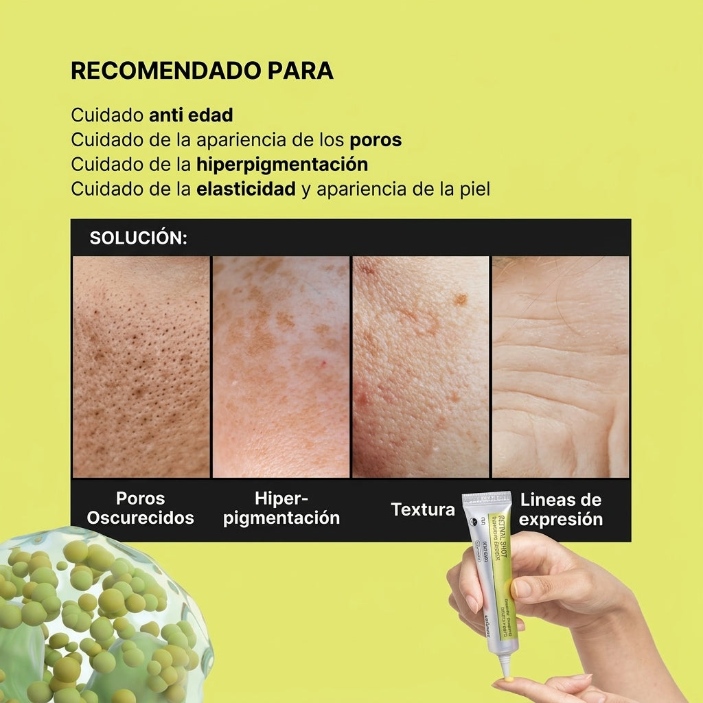 Celimax Retinal Shot - Kit para Arrugas, Poros y Firmeza