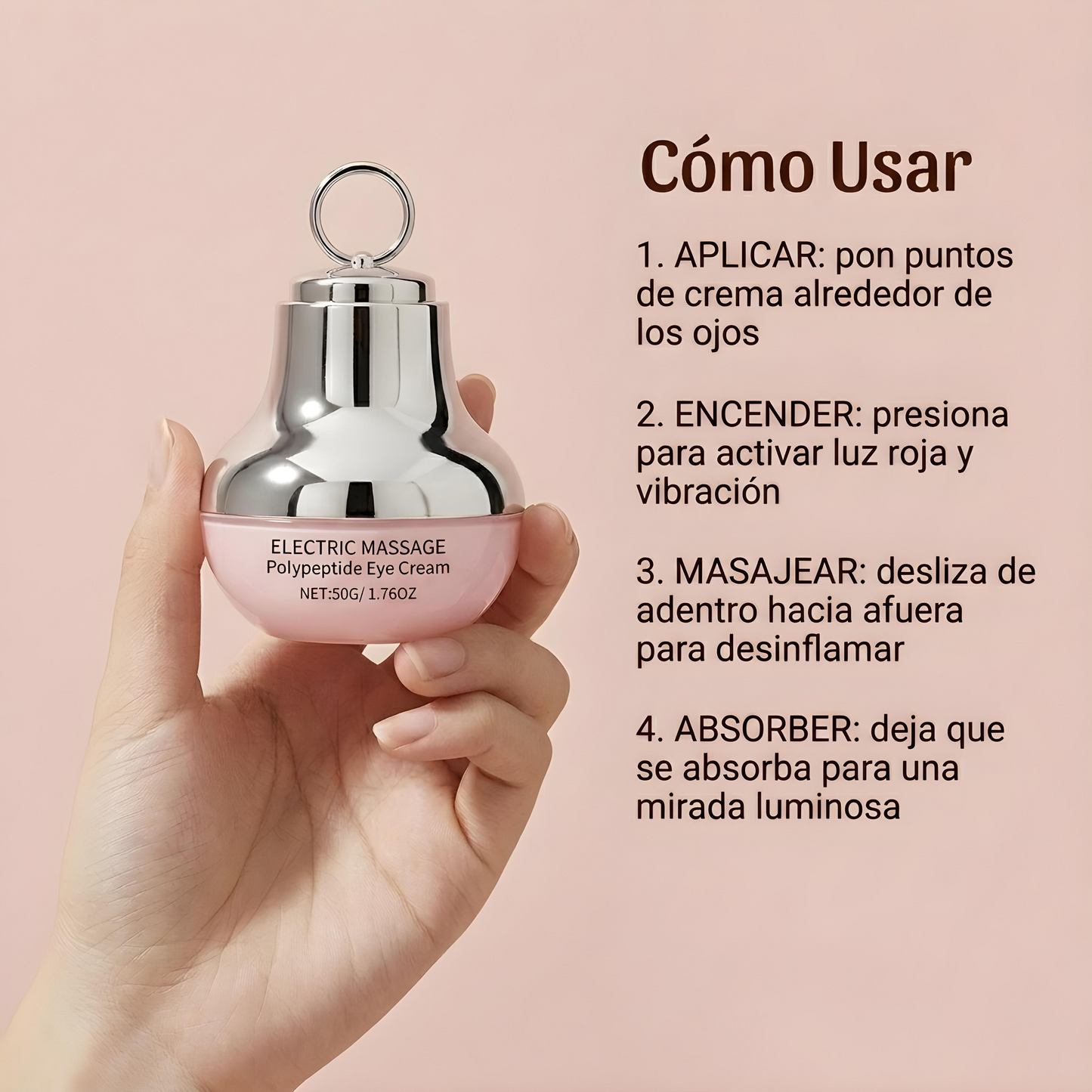 Reafirmante Cuello Lift + Masajeador Y Contorno de Ojos
